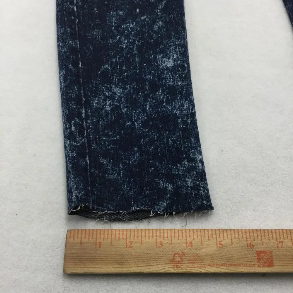 Levis 535 Legging Jegging Jeans Juniors 13 Blue Acid Wash Slim Stretch Denim